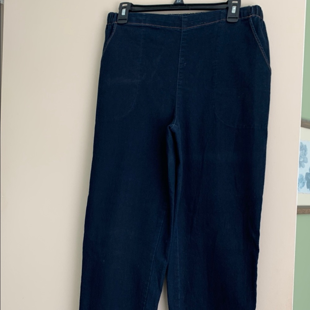 Dark Blue Denim Pants